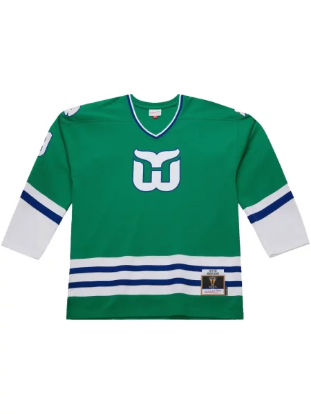 Cămașă Mitchell & Ness din jerseu verde