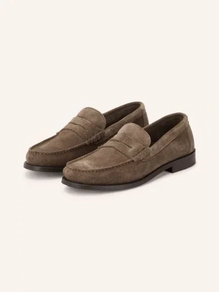 Garment Project Penny Loafers Miles grau