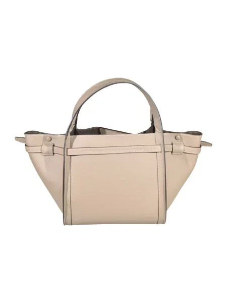 Shopperka Tod's skórzana beżowa