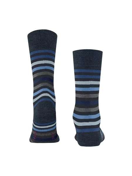 Skarpety Falke Tinted Stripe niebieskie