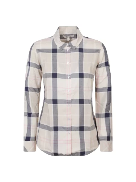 Długa wielobarwność koszula Barbour z długim rękawem