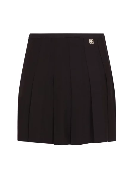 Spódnica plisowana Givenchy wełniana brązowa