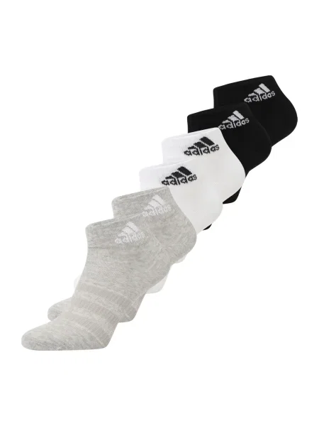 Čarape Adidas Sportswear s melange uzorkom siva