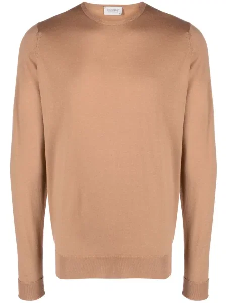 Pulover John Smedley de lână maro