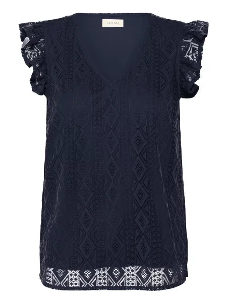 Cream Bluză Danika bleumarin