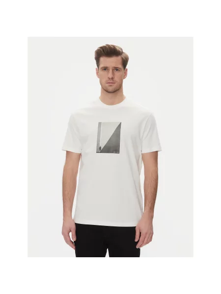 Armani Exchange T-shirt Regular Fit bijela