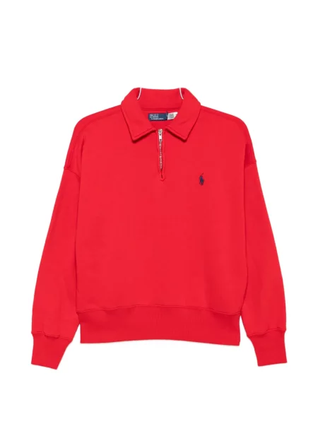 Tricou polo Polo Ralph Lauren cu broderie roșu