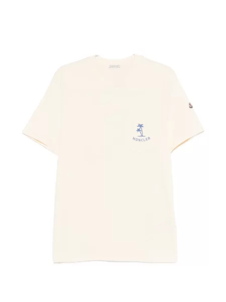 Tricou Moncler galben