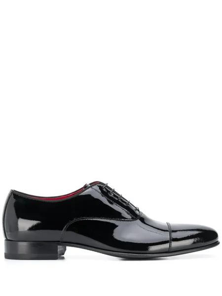 Oxford Scarosso din piele negru
