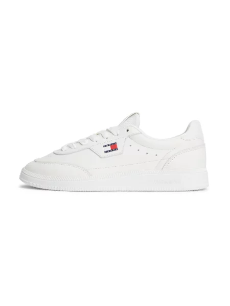 Sneakerși Tommy Jeans alb