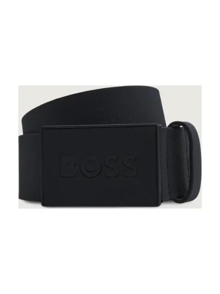 BOSS BLACK De piele negru