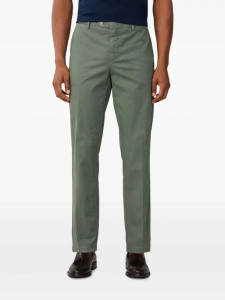 Pantaloni chino Hackett London stretch verde