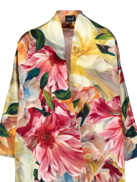 Gulerat palton Irie' cu model floral cu imagine