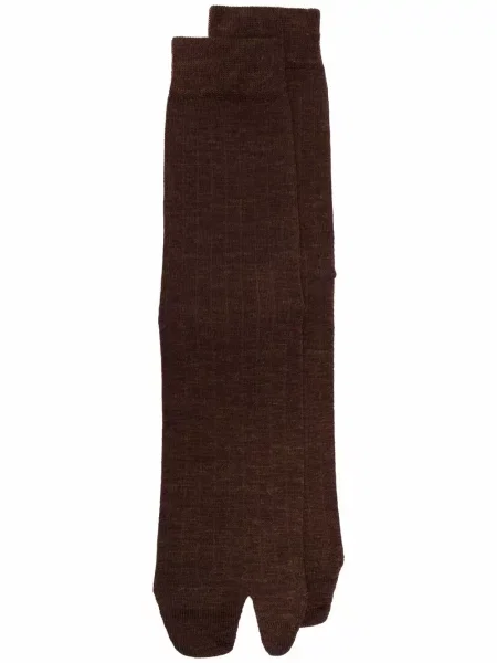 Șosete Maison Margiela tricotate maro