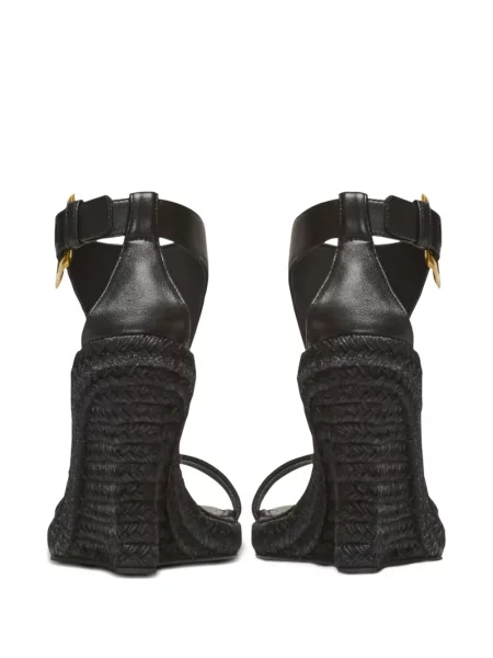 Espadrile Balmain cu pană negru