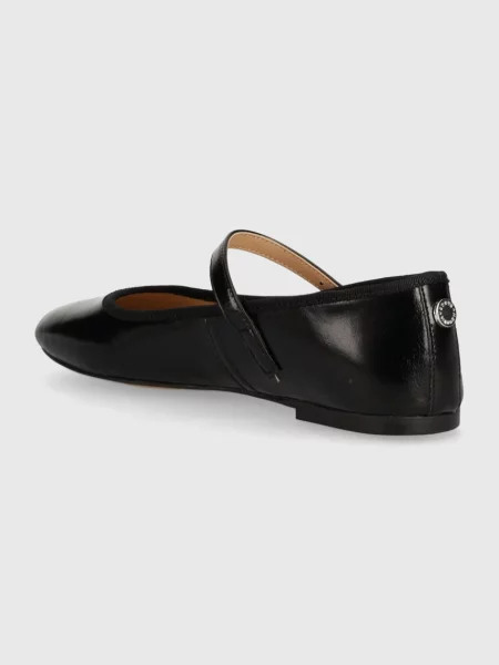 Кожаные балетки Steve Madden черные