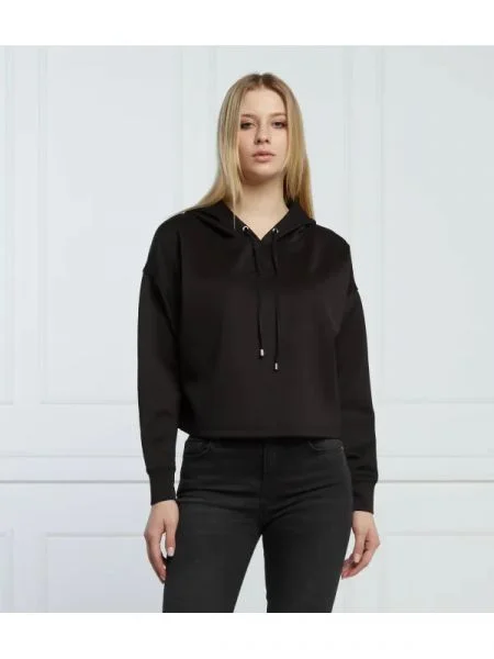DKNY Hanorac | Cropped Fit negru