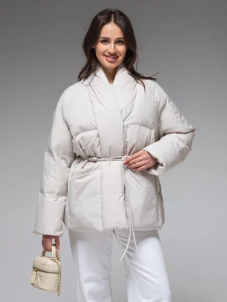 Демисезонная куртка Viva Wear белая