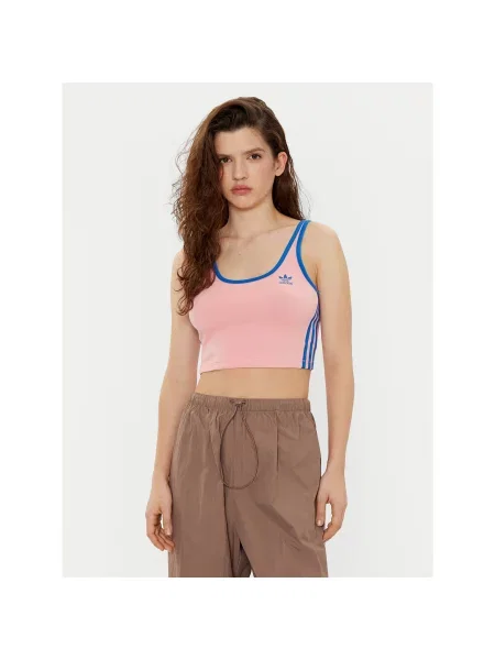 Adidas Top adicolor Slim Fit ružičasta