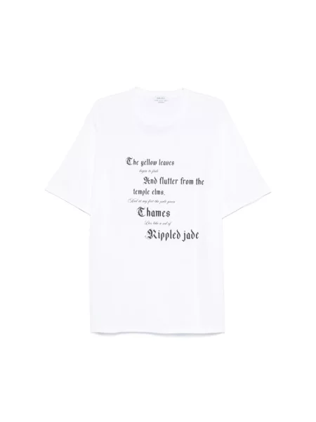 Koszulka Alexander Mcqueen z logo biała