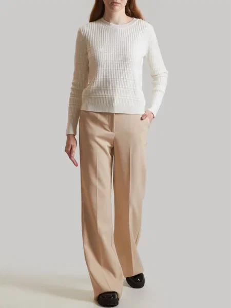 Штани палаццо KOCCA бежевий