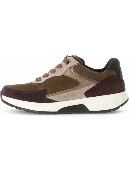 Sneakersy Gabor zamszowe brązowe
