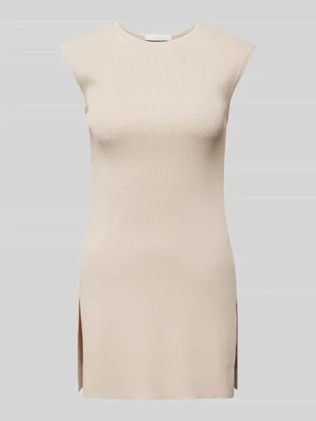 Sukienka z dzianiny z okrągłym dekoltem Mm By Max Mara