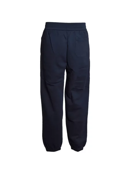 Pantaloni sport Jil Sander din material terry albastru