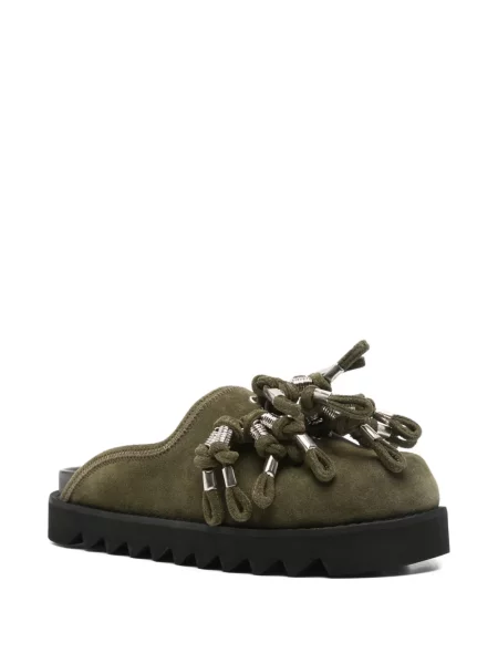 Papuci tip mules Toga Pulla verde