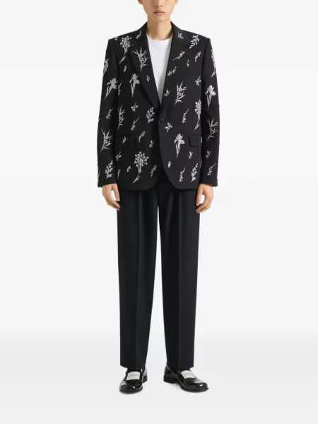 Vlněná bunda Givenchy černá