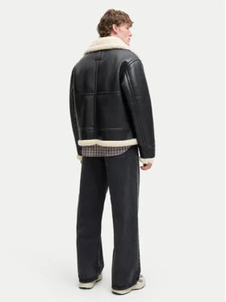 Jack & Jones Bunda z imitácie kože Liverpool čierna
