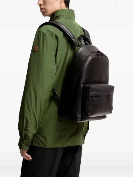 Rucsac Moncler din piele negru