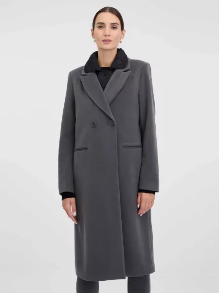 Пальто Orsay віскоза/поліестер сірий