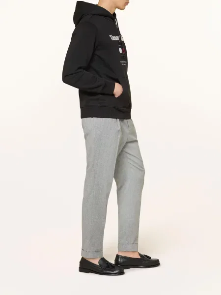 Tommy Hilfiger Bluza Z Kapturem Tommy schwarz czarna