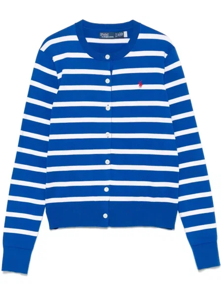 Cardigan Polo Ralph Lauren cu dungi albastru