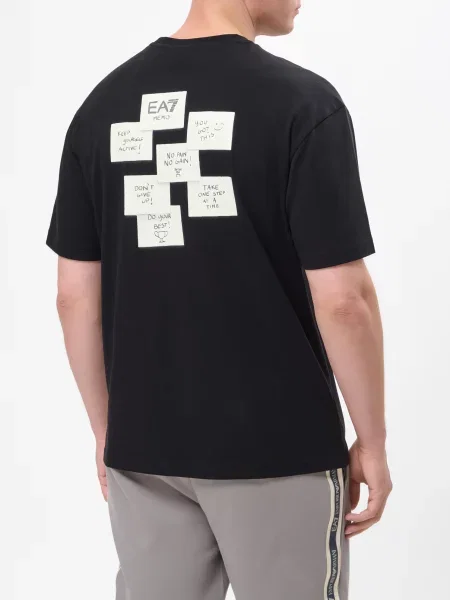 Футболка Ea7 Emporio Armani чорна
