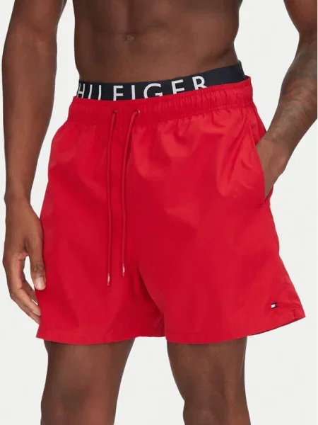 Плувни шорти Tommy Hilfiger червено
