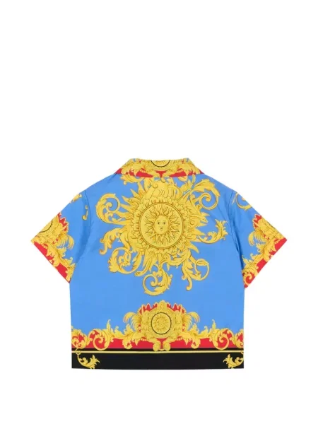 Koszula dziecięca Versace niebieska