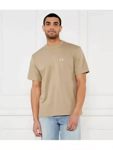 Calvin Klein Jeans Póló | Relaxed fit bézs