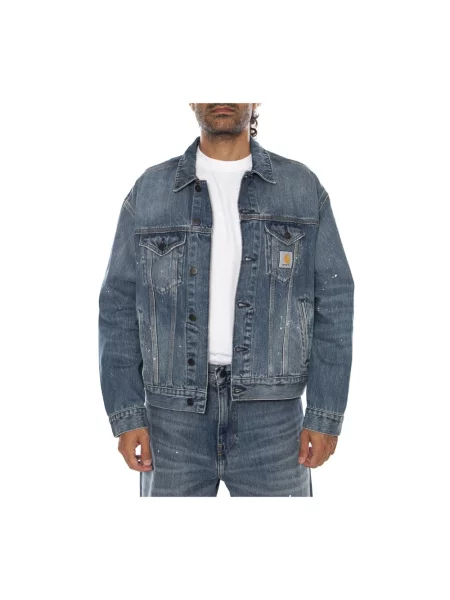 Kurtka Carhartt Wip niebieska