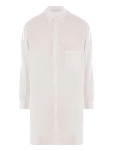 Cămașă Yohji Yamamoto transparente alb