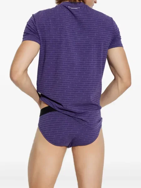 Pijamale Dsquared2 cu imagine violet