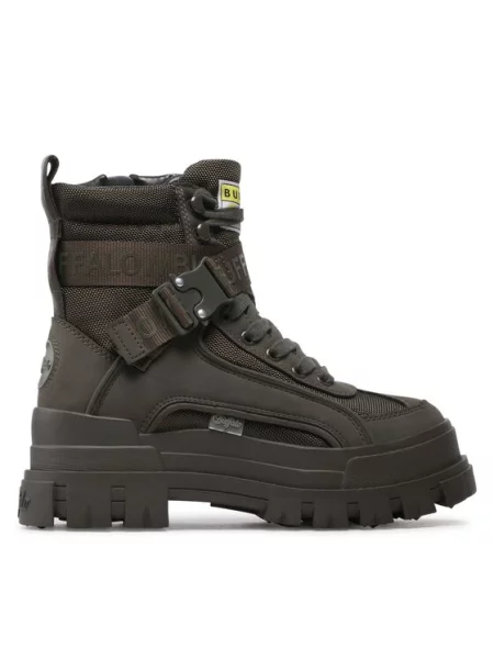 Buffalo Bakancs Aspha Laceup Mi Khaki
