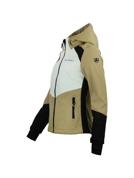 Geacă Peak Mountain softshell auriu