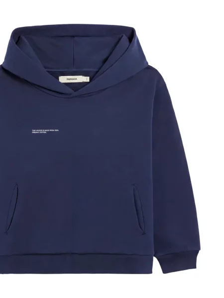 Bluza z kapturem dziecięca Pangaia niebieska