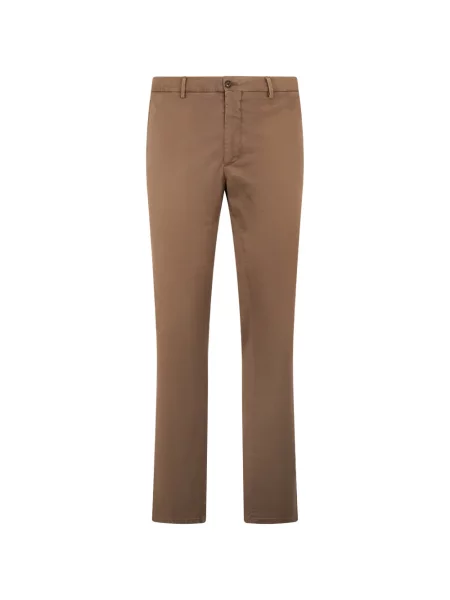 Pantaloni chino Moorer maro