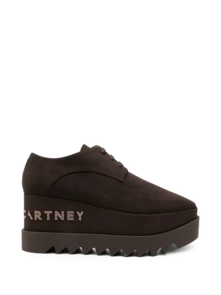 Pantofi derby Stella Mccartney cu tepi maro