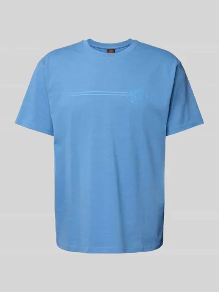 T-shirt z nadrukiem z logo Santa Cruz niebieska