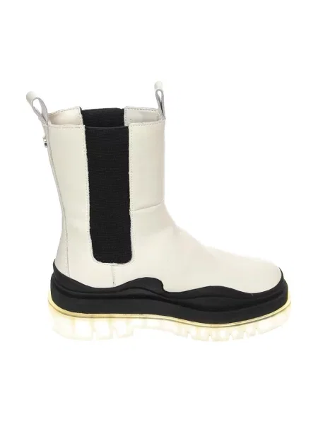 Sztyblety Steve Madden skórzane białe