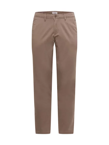 JACK & JONES Chino hlače rjava